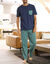 Pyjamashirt met korte mouwen (marine) Pyjamashirt met korte mouwen (marine)