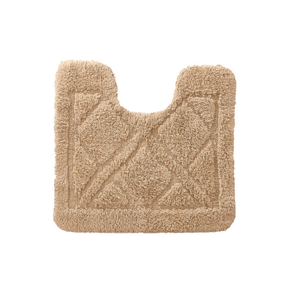 Tapis de bain losanges (sable)