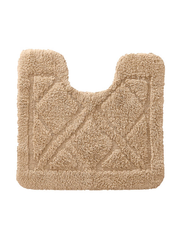 Tapis de bain losanges (sable)