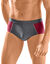 Gesloten slip met hoge taille - set van 4 (rood / grijs)