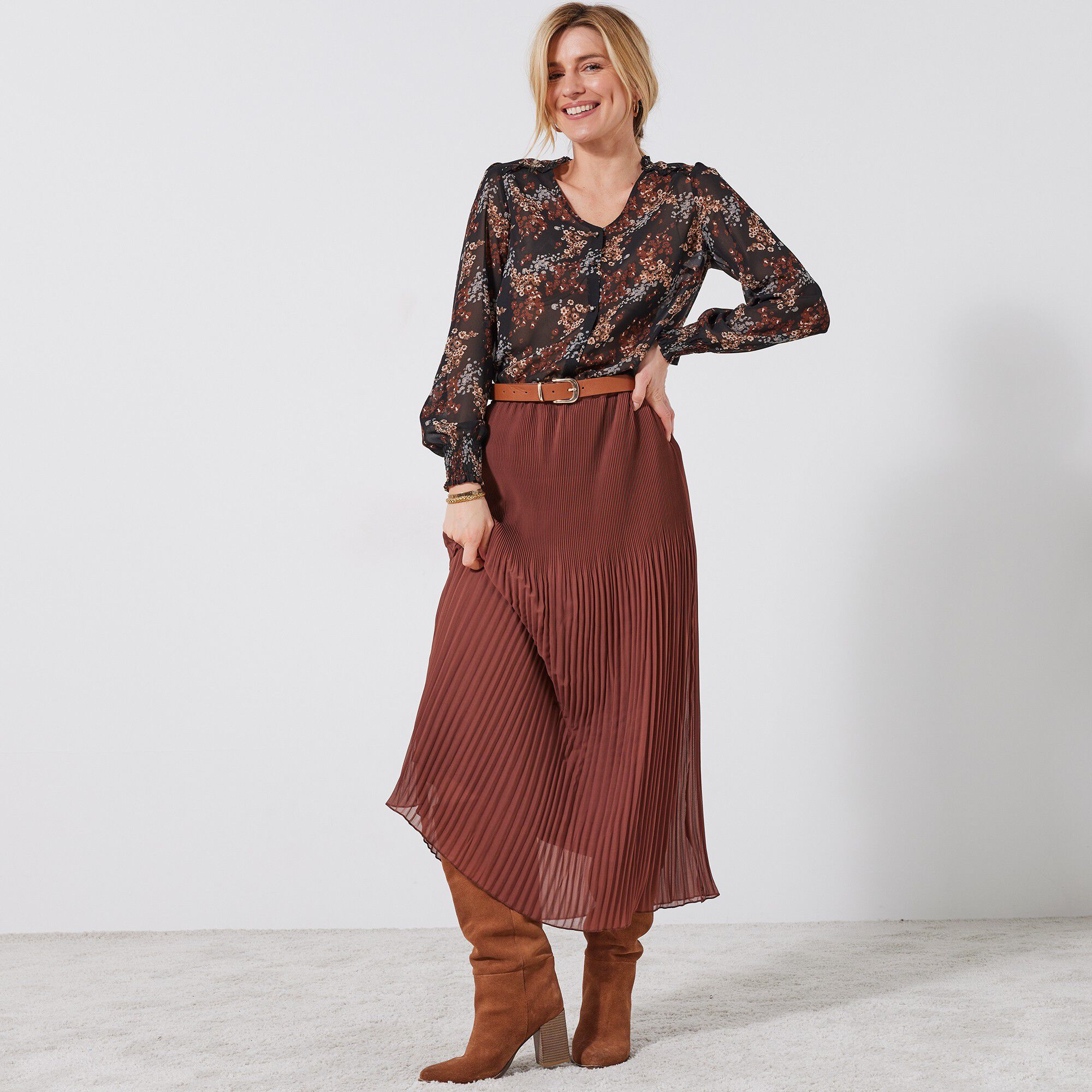 Blanche porte jupe grande taille on sale