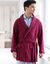 Robe de chambre courte maille polaire (bordeaux) Robe de chambre courte maille polaire (bordeaux)