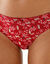 Culotte midi coton imprimé " panthère" - lot de 4 (rouge)