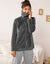Jasje in fleece met rits (antracietgrijs)