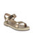 Sandales plates en cuir, Hipsnake (bronze)