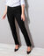 Modellerende broek met 'platte buik' effect en elastische taille (zwart)
