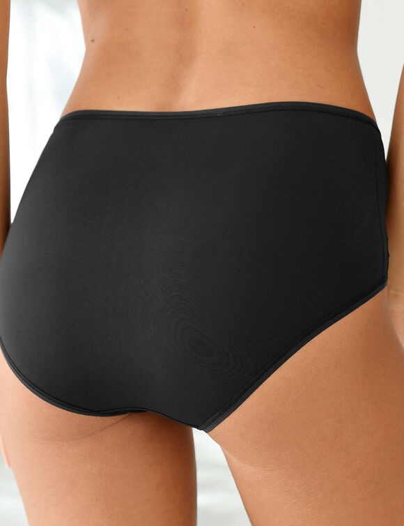 Maxislip in microvezel - Set van 2 (zwart)