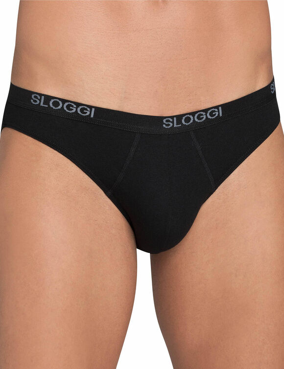 Stevige slip in mini-vorm (zwart)