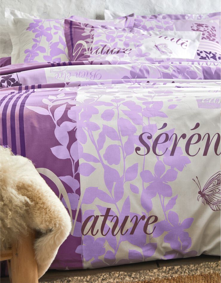 Bedlinnen Séverine in katoen met natuurprint, parma Bedlinnen Séverine in katoen met natuurprint, parma, hi-res image number 5