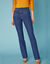 Stretchjeans in bootcutmodel met hoge taille - binnenpijplengte 78 cm (raw)