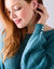 Trui met boothals, patenttricot met zachte touch (saliegroen)