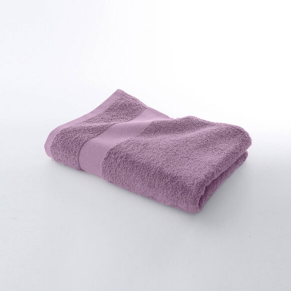Collection serviettes de bain unies coton modal 500 g/m² (figue)