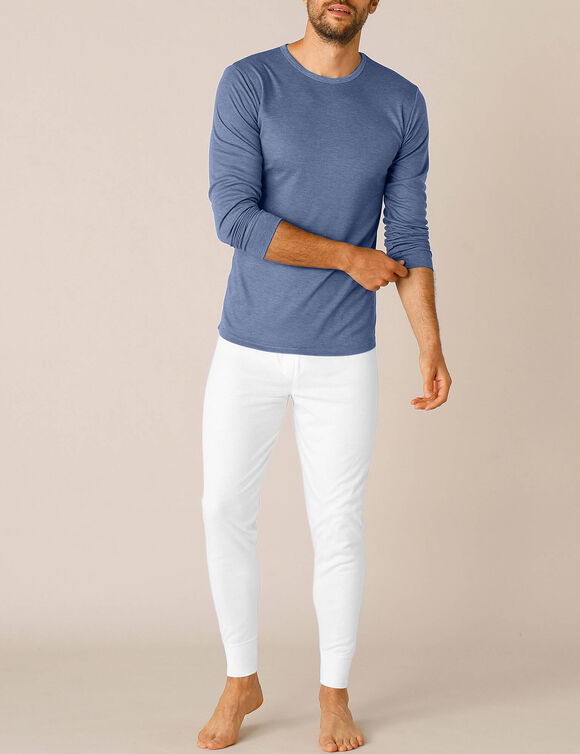 Cale&ccedil;on long coton - lot de 2 (blanc)