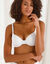 Gevulde beha in microvezel "My fit" met tweede huid-effect -  soepele beugels (wit)