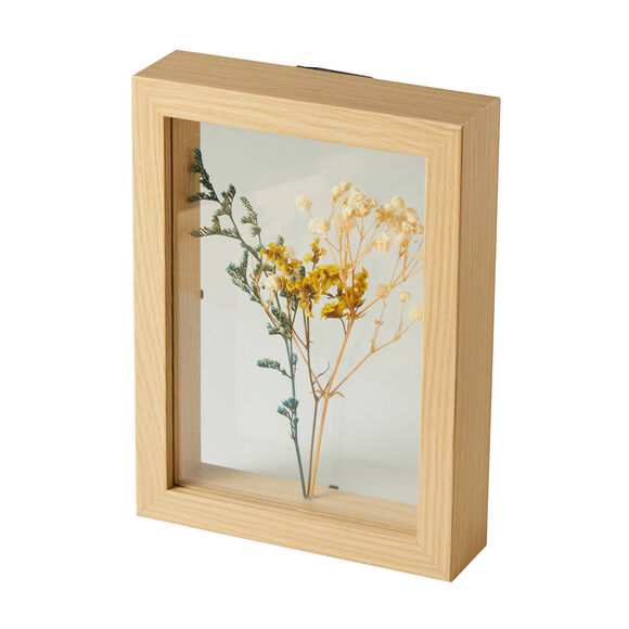 Cadre fleurs s&eacute;ch&eacute;es (unique)