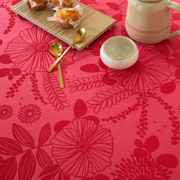 Nappe imprim&eacute; effet chemin de table Nydel&reg;  (fuchsia)