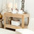 Panier de rangement tissu c&ocirc;tel&eacute; - lot de 3 (blanc)