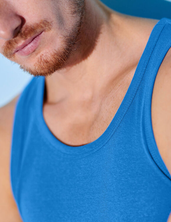 Singlet - herenondergoed, set van 3 (blauw)