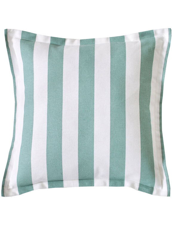 Gestreepte kussen, C&eacute;leste (groen)