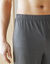 Pantalon pyjama coton uni (antraciet)
