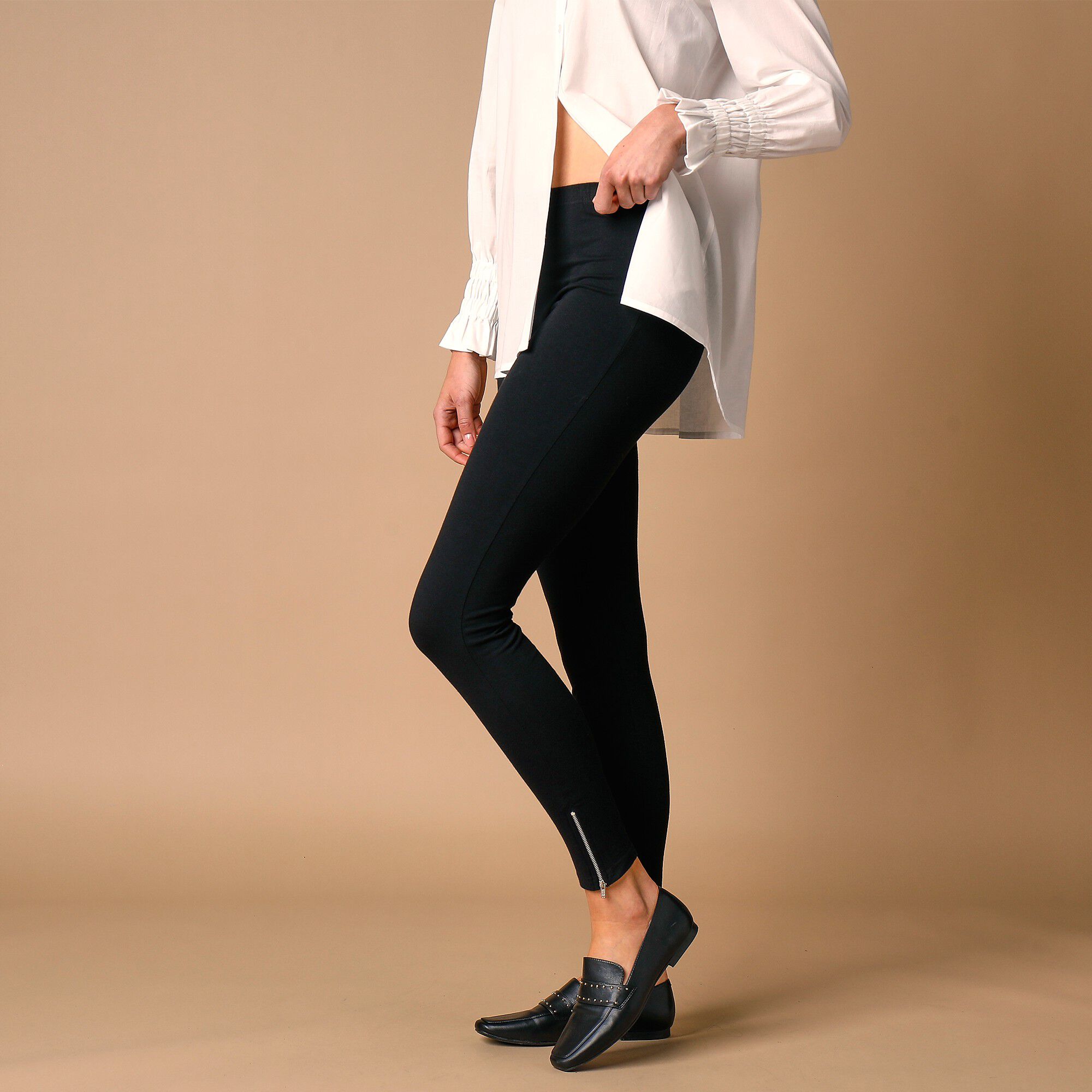 Legging hot sale blanche porte