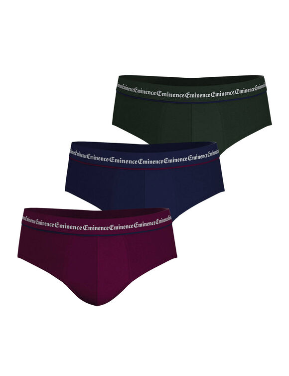 Slip Business Chic - set van 3 (groen + bordeaux + marine)