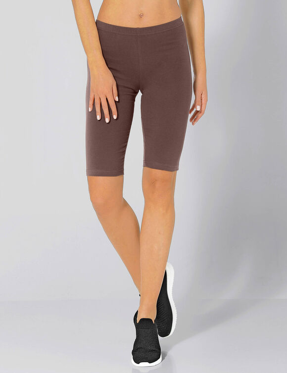 Cycliste maille taille &eacute;lastiqu&eacute;e (chocolat)