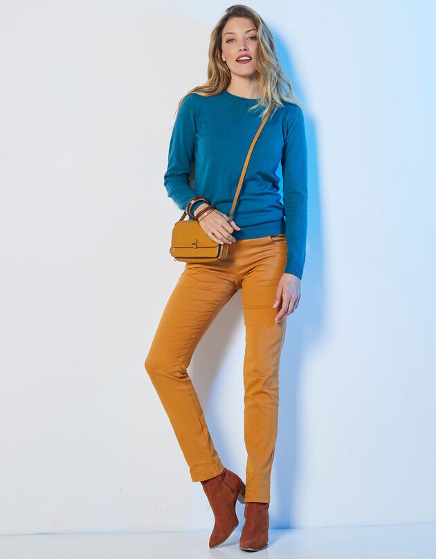 Jegging ultra confort denim couleur, miel Jegging ultra confort denim couleur, miel, hi-res