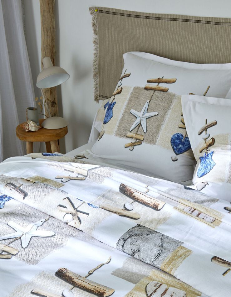 Linge de lit Lacanau coton (blanc)