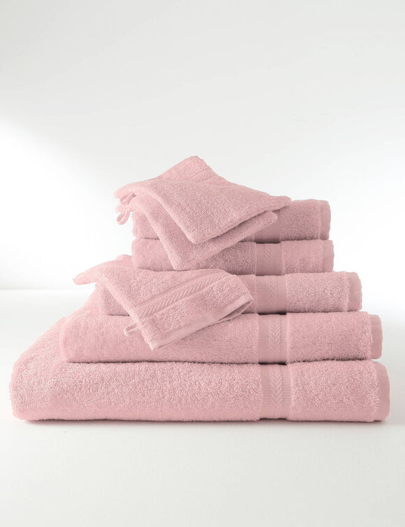 Collectie effen badhanddoeken &ndash; zacht en comfortabel, 420 g/m&sup2; (grijsroze)