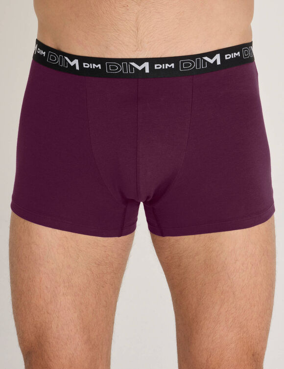Boxer - set van 3 (groen + vijgenkleur + karamel)