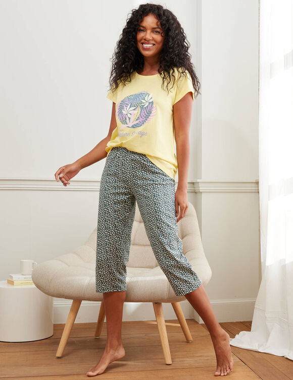 Tee-shirt manches courtes "Nature Sauvage" (jaune)