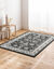 Tapis rectangulaire motifs perse (gris anthracite)