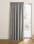 Verduisterend en isolerend gordijn met fronsgalon (parelgrijs)