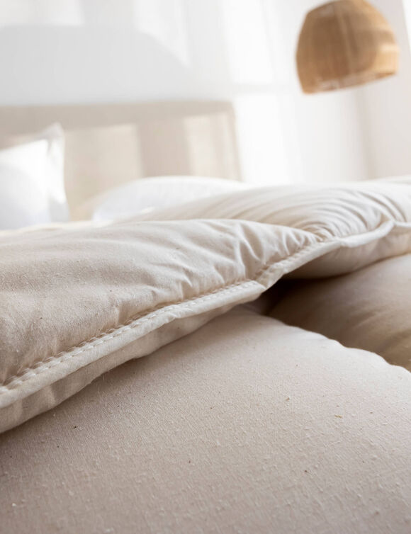 Relax dekbed in katoen en hennep 350g/m² (naturel)