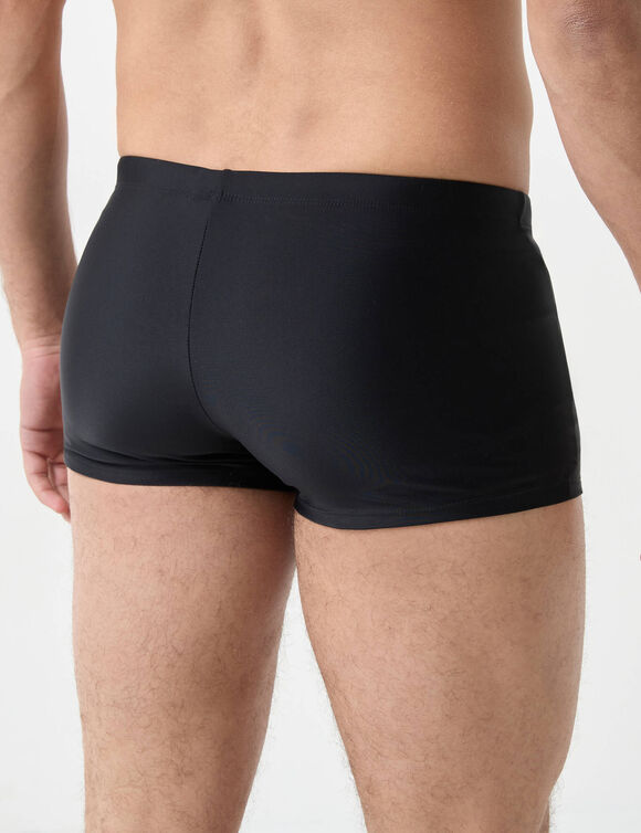 Boxer de bain uni noir (noir)