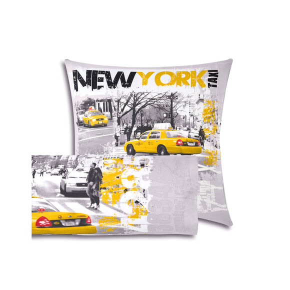 Linge de lit Drive - polyester-coton (gris)