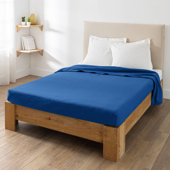 Couverture polaire mi-housse 350 g/m&sup2; (bleu jean)