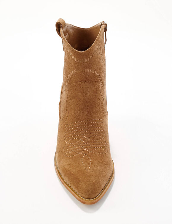 Boots in westernstijl (beige)