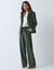 Veste blazer en velours (vert)