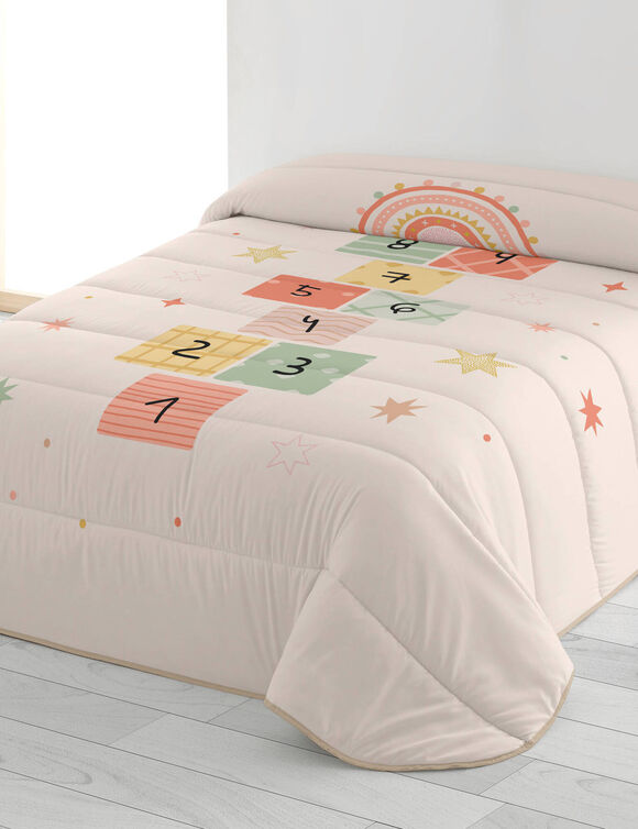 Kinderdekbed in microvezel, 200 g/m² (zachtroze)