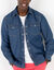 Denim overhemd met drukknopen en lange mouwen (stone)
