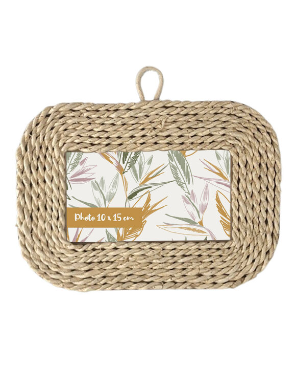 Cadre-photo horizontal en corde (naturel)
