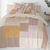 Bedlinnen Nino in katoen met geometrische print (beige)