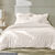 Linge de lit uni flanelle (ivoire)