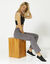 Pantalon droit en coton issu de l'agriculture biologique (anthracite)