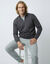 Sweat molleton col camionneur zipp&eacute; (anthracite chin&eacute;)