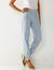 Jean blousant taille élastiquée (bleached clair)