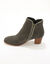 Leren boots met goudkleurig biesje (grijs)