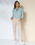 Chino stretchbroek (beige)